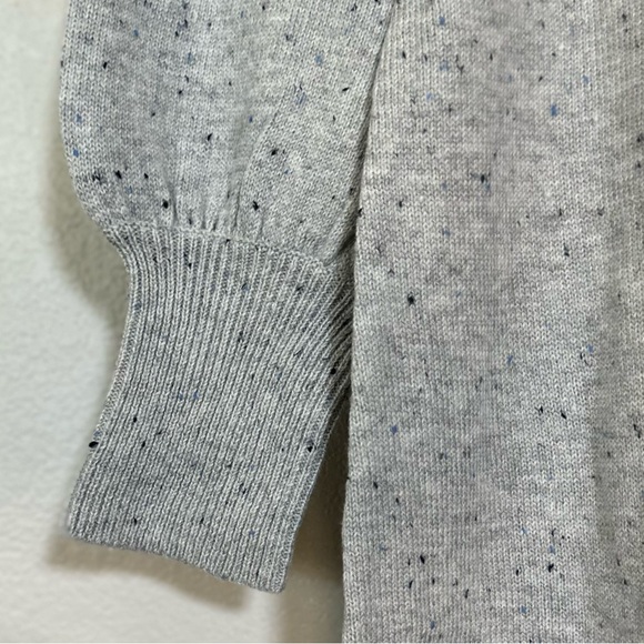 TALBOTS NWT 1X Supersoft Tweed Shift Sweater Dress • Speckled Grey Sky Heather - Picture 5 of 9